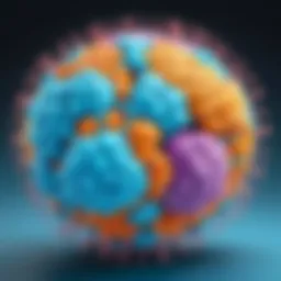 Illustration of ribosome structure and function