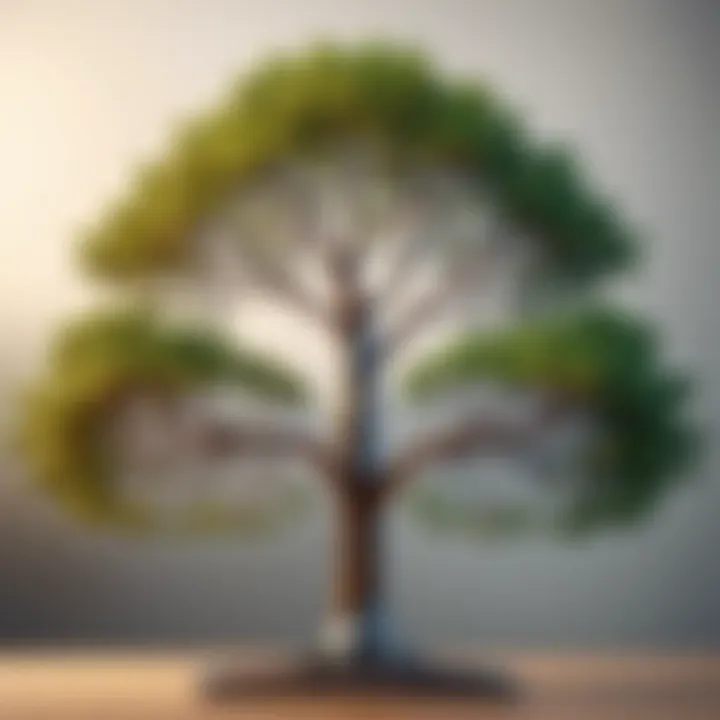 Visualization of binary tree properties