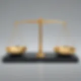 Illustration depicting balance scales symbolizing financial accuracy