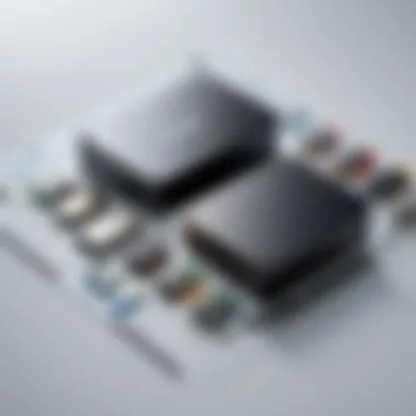 A chart showing various types of secondary storage devices.