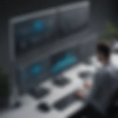 Immerse in the Tech World with Dual Monitors Immerse in tech world with dual monitors
