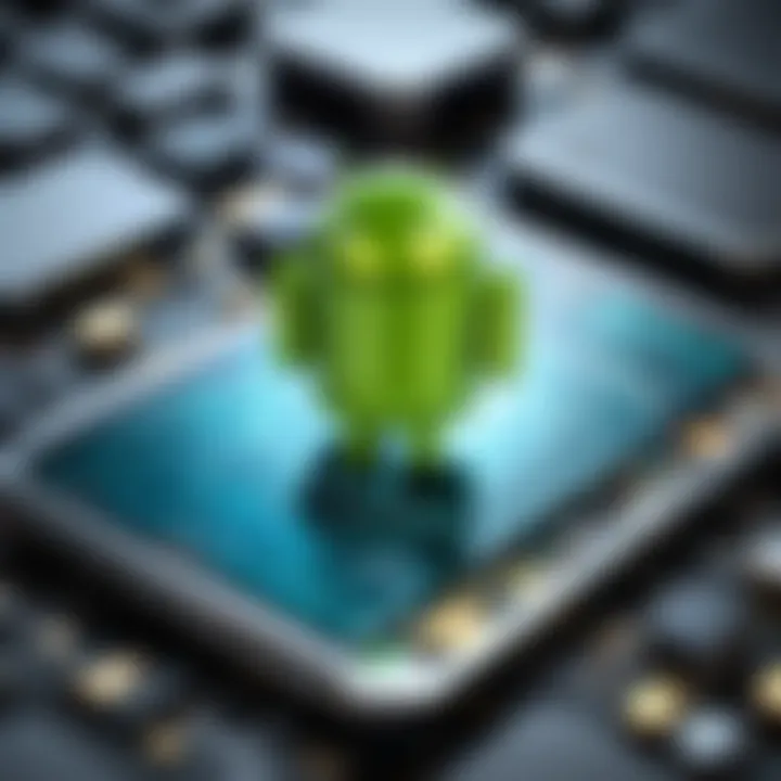 Recent trends in Android development showcased through dynamic graphics