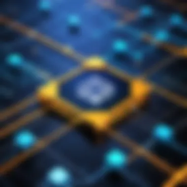 Graph illustrating blockchain technology