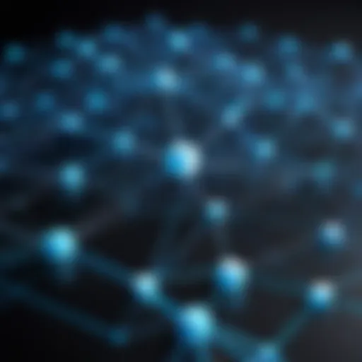 Visual representation of decentralized networks