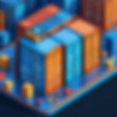 The Essence of Containerization Illustration depicting the concept of containerization in software development