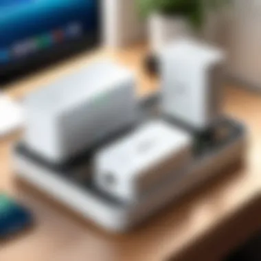 Comprehensive Dual Wi-Fi Box Setup Diagram illustrating dual Wi-Fi box setup