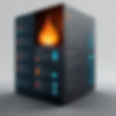 Detailed infographic showing the advantages of implementing firewalls