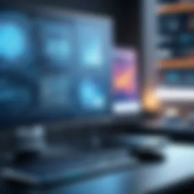 Security in Information Technology Systems Illustration depicting the importance of security in IT systems