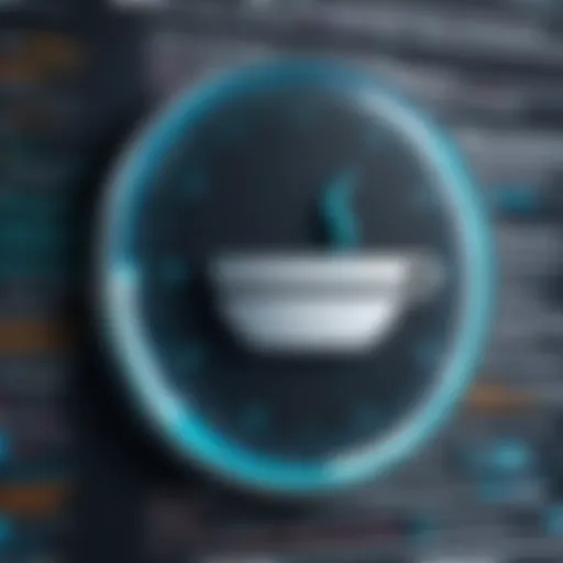 Visual representation of Java programming language concepts