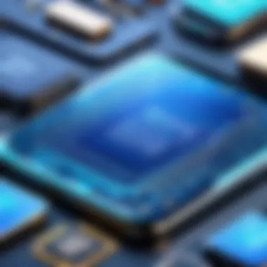 Visual representation of memory congestion on a smartphone