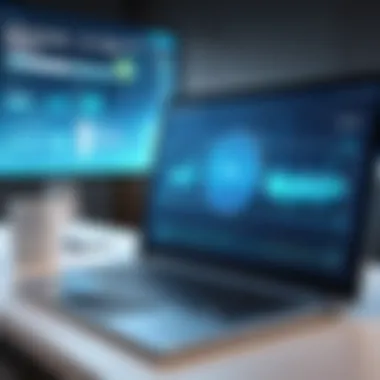 Future Trends Shaping Online Banking Visual representation of future trends in online banking