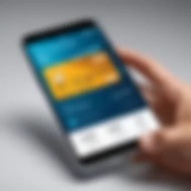Mobile Banking Transactions Explained Illustration of financial transactions on a mobile device