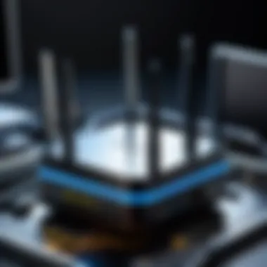 Router Configurations and Security Visual representation of router configurations and security features