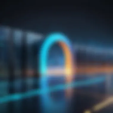 An illustration showcasing the architecture of the Domain Name System