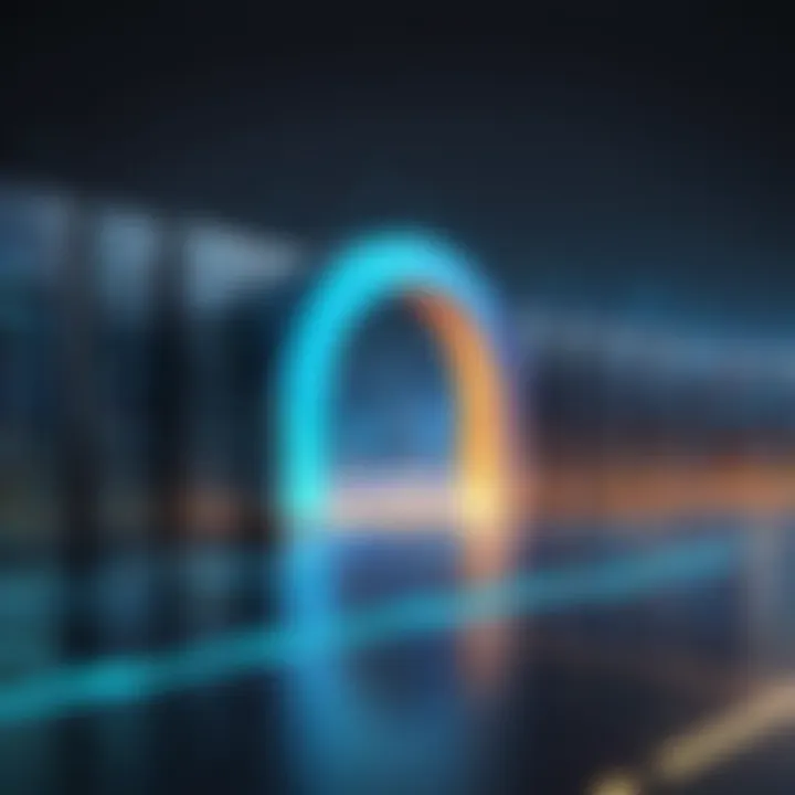 An illustration showcasing the architecture of the Domain Name System
