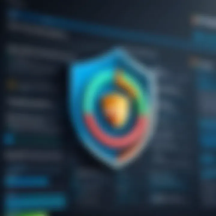 Chart explaining security implications in database management
