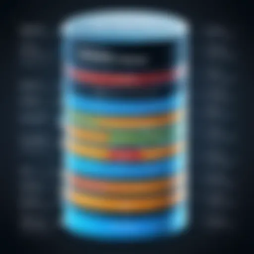 Diagram showcasing the structure of SQL system databases