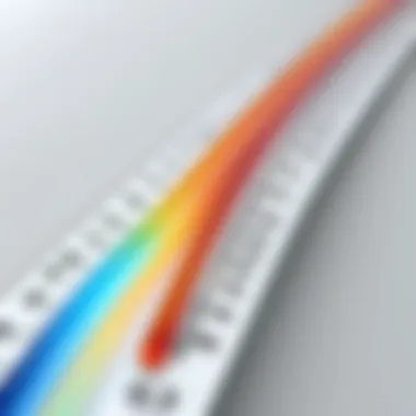 Celsius and Fahrenheit Temperature Scales Illustration depicting the Celsius and Fahrenheit scales with marked temperatures