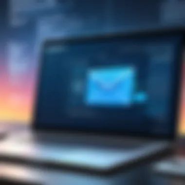 Graphical depiction of security aspects of temporary emails
