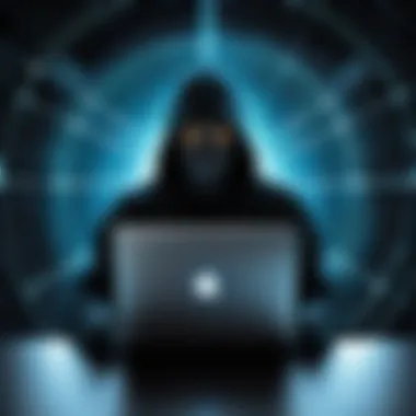 Ethical Considerations Surrounding the Dark Web Conceptual image depicting ethical concerns in the dark web