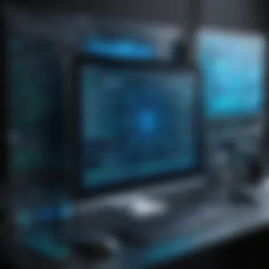 Graphic showing technologies enabling dark web functionality
