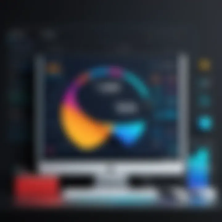 Graphical illustration of percentage applications