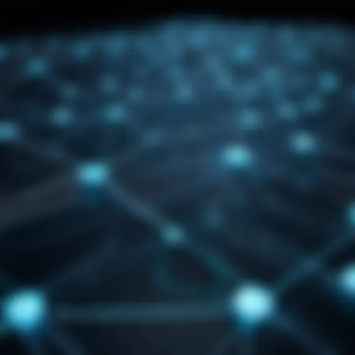 A network diagram illustrating secure connections
