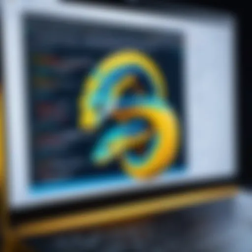 A close-up of Python code on a computer screen, highlighting best practices in programming.