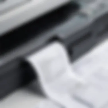 Visual representation of seamless record-keeping through ledger printers in organizations.