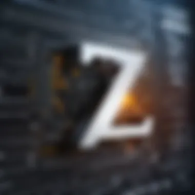 Historical Origins of Z as a Numerical Entity An illustration showcasing the historical origins of the letter Z as a number