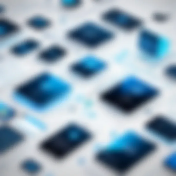Visual representation of various sectors using digital signatures