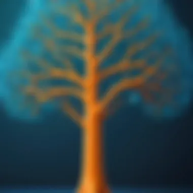 Binary Tree Structure Visual representation of a binary tree structure