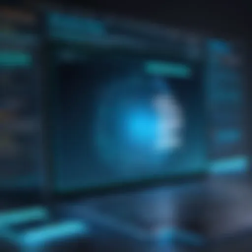 Visual representation of website domain components