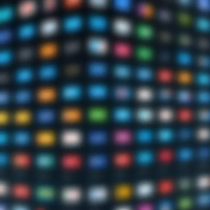 Illustration of various types of domain names