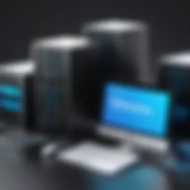 Visual Representation of Web Hosting Services Visual representation of web hosting services
