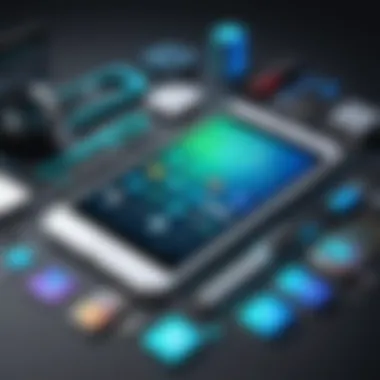 Best Tools and Technologies for App Creation A diagram showcasing the best tools and technologies for app creation