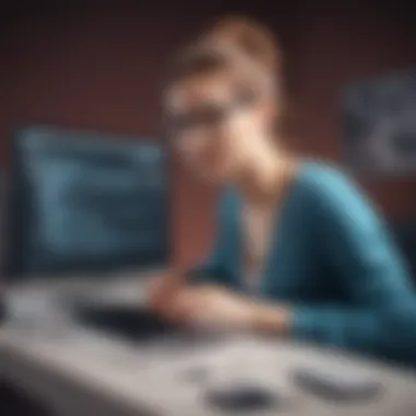 Empowering Through Coding Mastery Coding Empowerment Concept