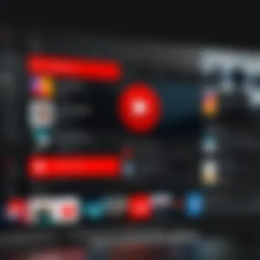 YouTube Music Interface on Windows