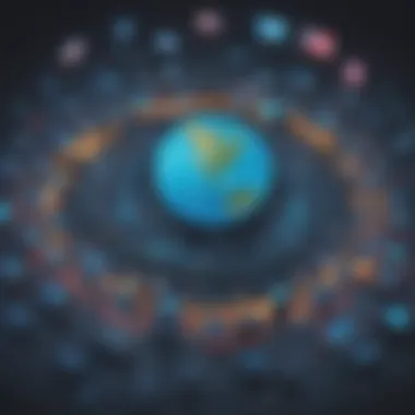 Conceptual representation of democracy as a vibrant ecosystem
