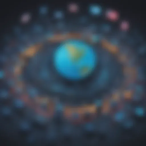 Conceptual representation of democracy as a vibrant ecosystem