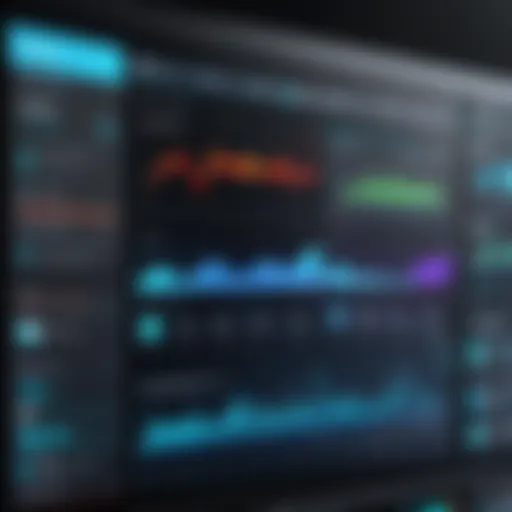 A digital dashboard showcasing performance metrics