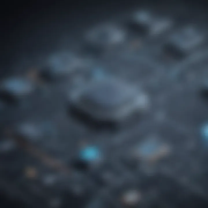 Illustration showcasing VoLTE network infrastructure